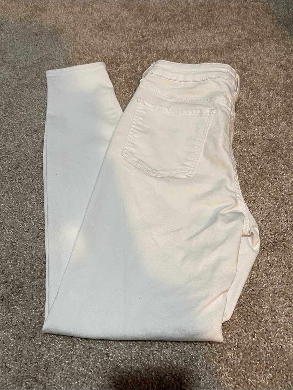 White Denim High Rise Skinny Jeggings